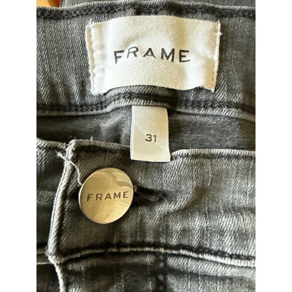 FRAME Le Sylvia Slender Straight Women’s Size 31 in Octavia Drive - Picture 7 of 10